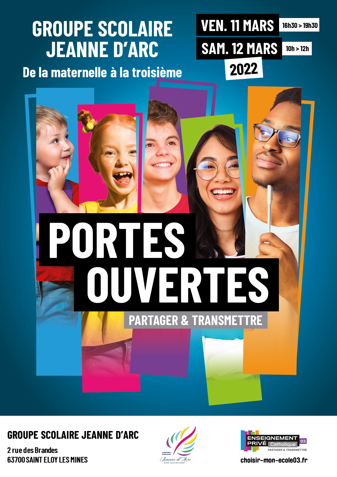 Ecole et Collège Jeanne d'Arc à Saint Eloy les Mines 63700